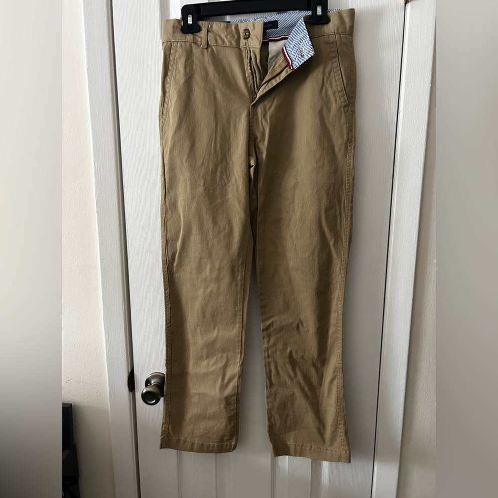 Kid’s pants chino, color khaki. Size 20